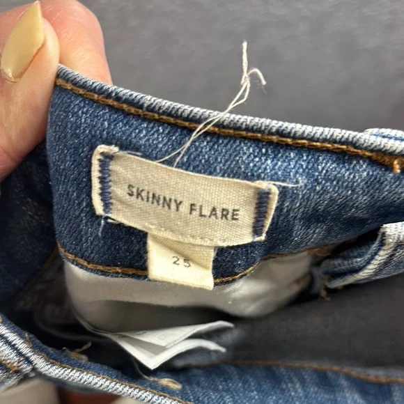Madewell Skinny Flare Jeans in Kenwick Wash